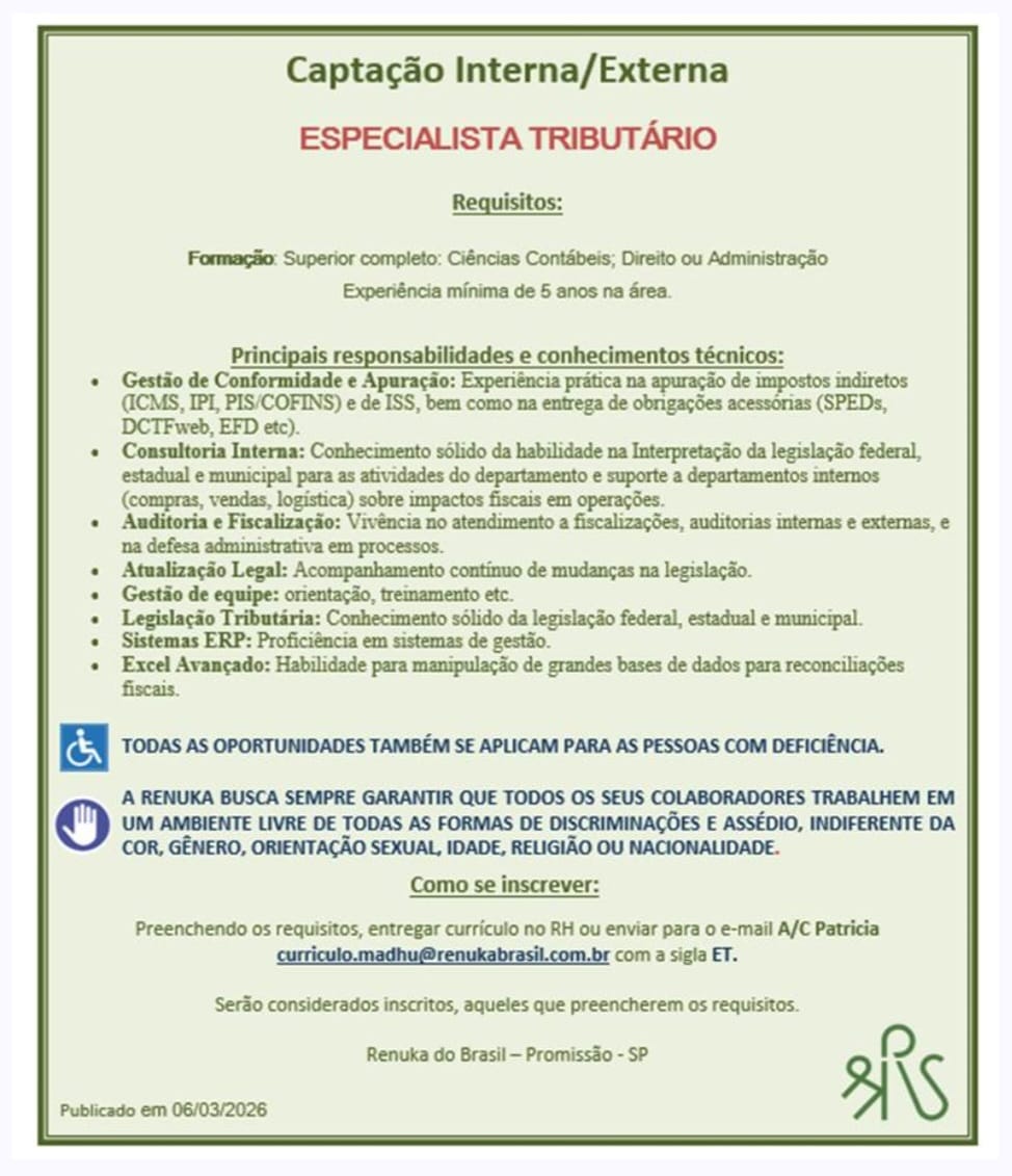 Captação Interna/Externa